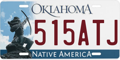 OK license plate 515ATJ
