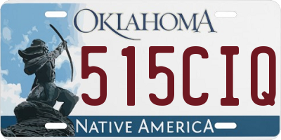 OK license plate 515CIQ