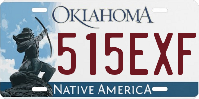 OK license plate 515EXF