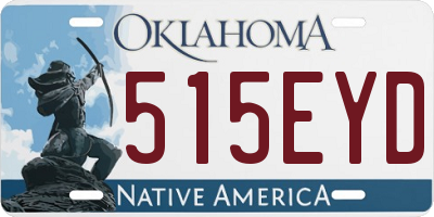 OK license plate 515EYD