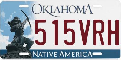 OK license plate 515VRH