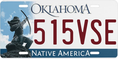 OK license plate 515VSE