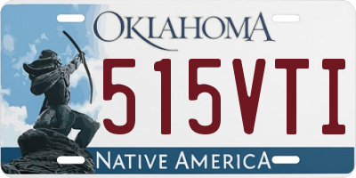 OK license plate 515VTI