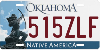 OK license plate 515ZLF