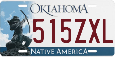 OK license plate 515ZXL