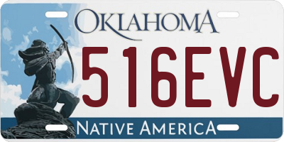 OK license plate 516EVC