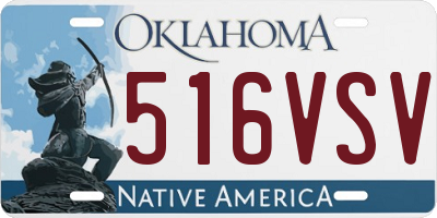 OK license plate 516VSV