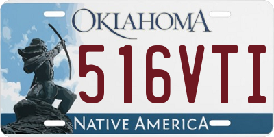 OK license plate 516VTI