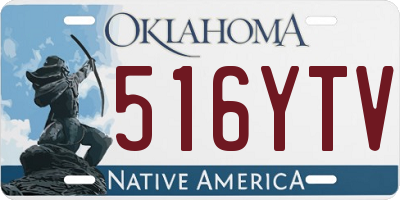 OK license plate 516YTV