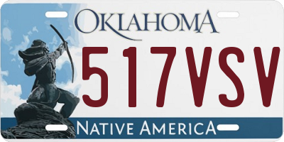 OK license plate 517VSV