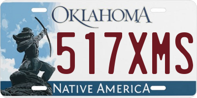 OK license plate 517XMS