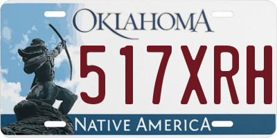 OK license plate 517XRH