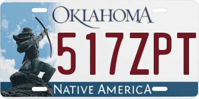 OK license plate 517ZPT