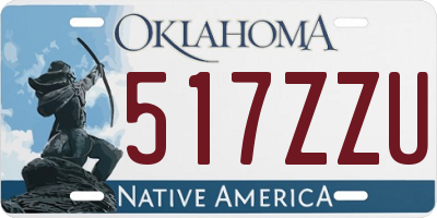 OK license plate 517ZZU