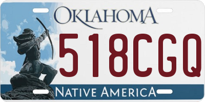 OK license plate 518CGQ
