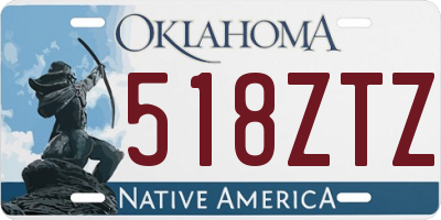 OK license plate 518ZTZ