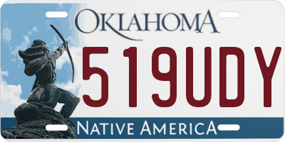 OK license plate 519UDY