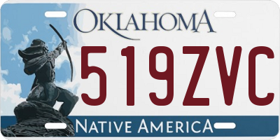 OK license plate 519ZVC