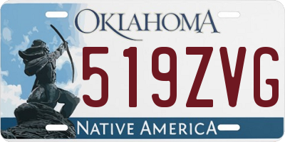 OK license plate 519ZVG