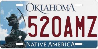 OK license plate 520AMZ