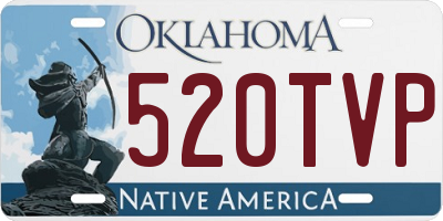OK license plate 520TVP