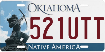 OK license plate 521UTT