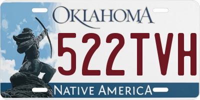 OK license plate 522TVH