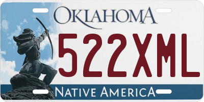 OK license plate 522XML