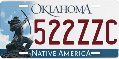 OK license plate 522ZZC