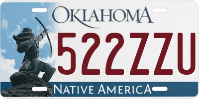 OK license plate 522ZZU