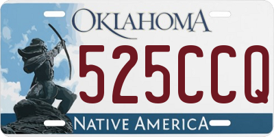 OK license plate 525CCQ