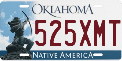 OK license plate 525XMT