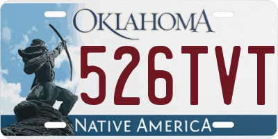 OK license plate 526TVT