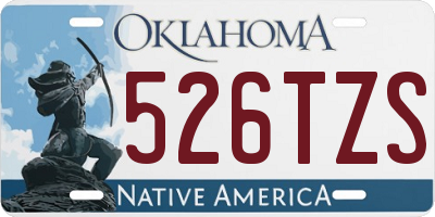 OK license plate 526TZS