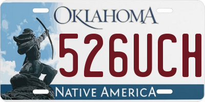 OK license plate 526UCH