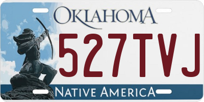 OK license plate 527TVJ