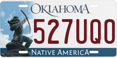 OK license plate 527UQO