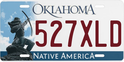 OK license plate 527XLD