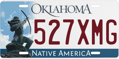 OK license plate 527XMG