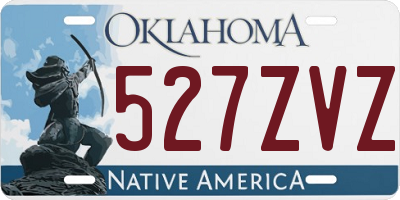 OK license plate 527ZVZ