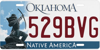 OK license plate 529BVG