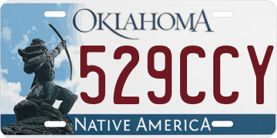 OK license plate 529CCY