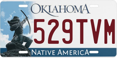 OK license plate 529TVM