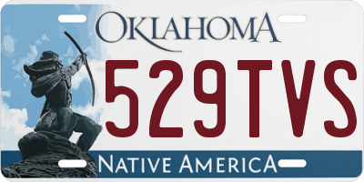 OK license plate 529TVS