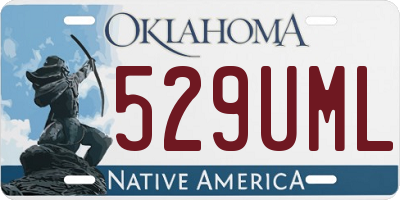 OK license plate 529UML