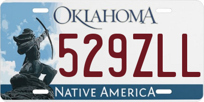 OK license plate 529ZLL