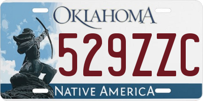 OK license plate 529ZZC