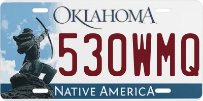 OK license plate 530WMQ