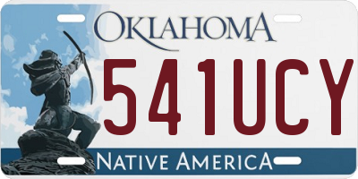 OK license plate 541UCY