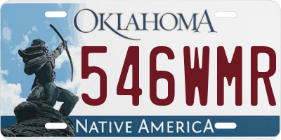 OK license plate 546WMR